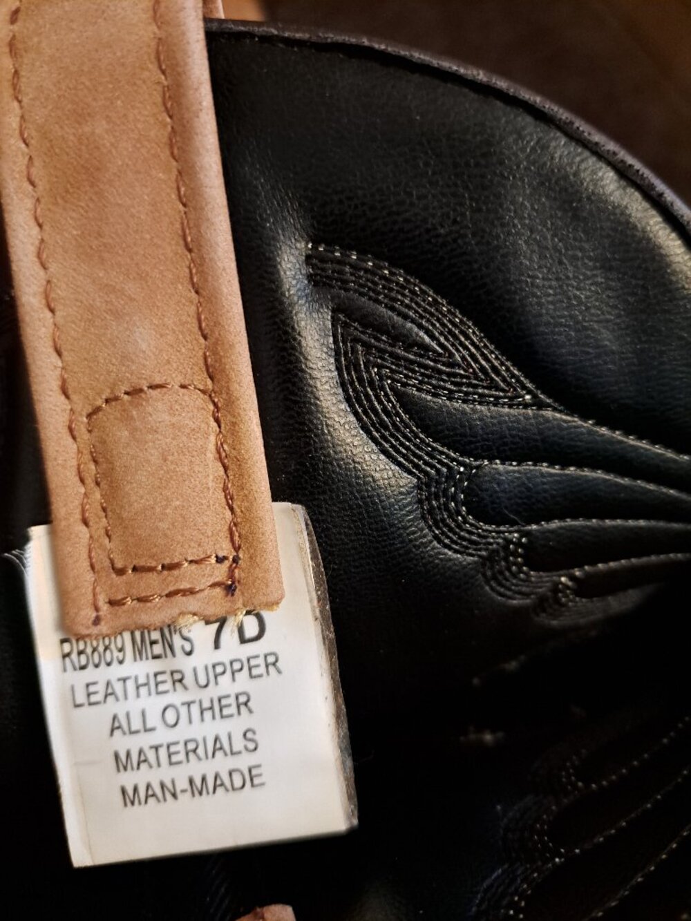 Vintage WRANGLER RB889 W.B. Masterson Special Edition Leather Cowboy Boots - Picture 10 of 10
